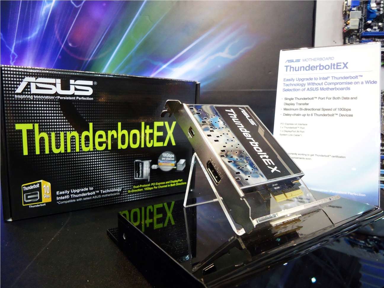 ASUS preps ThunderboltEX add-in card for Z77 and H77 motherboards