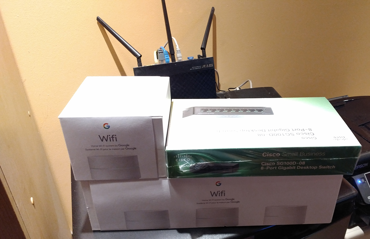 Just Picked Up: Google Wifi x4