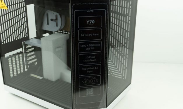 HYTE Y70 Touch, A Big Screen Case