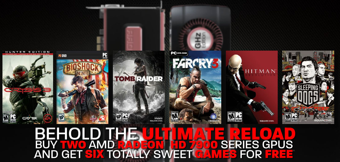 AMD Never Settle Reloaded Bundle Campaign Includes Crysis 3, Bioshock Infinite and Tomb Raider