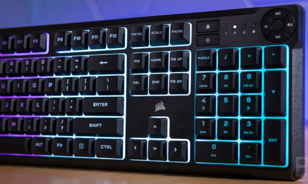 CORSAIR K55 CORE Gaming Keyboard Quick Look Review
