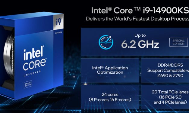 Intel Announces the 6.2 GHz Core i9-14900KS Processor