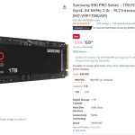 Samsung Storage Sale – 1TB 990 PRO for $69.99 and Other Deals
