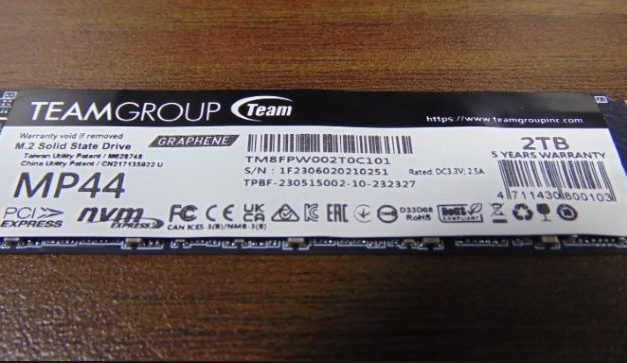 TEAMGROUP MP44 2TB, 7000MB/s Without A DRAM To Give
