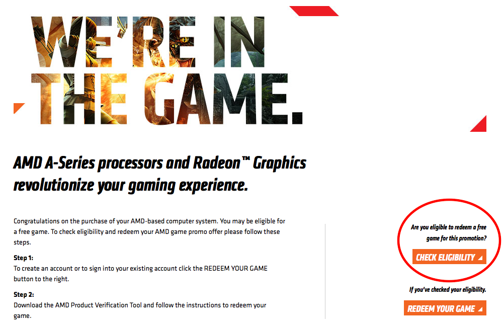 AMD Lists Radeon RX 490 Graphics Card, New APUs in Gaming Promo